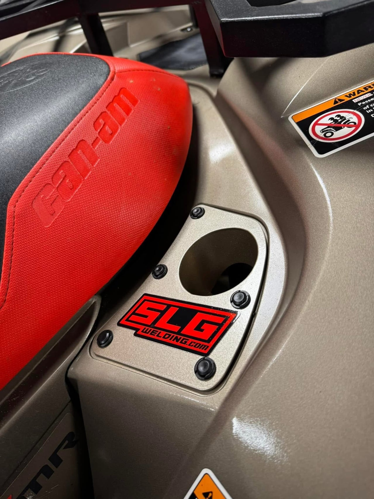 SLG Beverage Holder for CanAm Renegade and Outlander