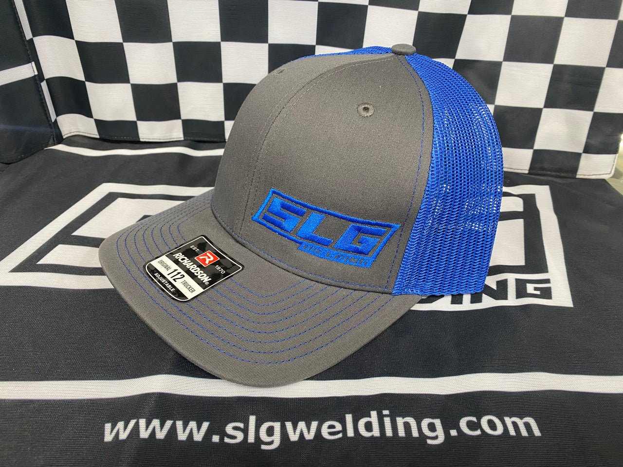 SLG SnapBack Trucker Hat - Grey/Blue