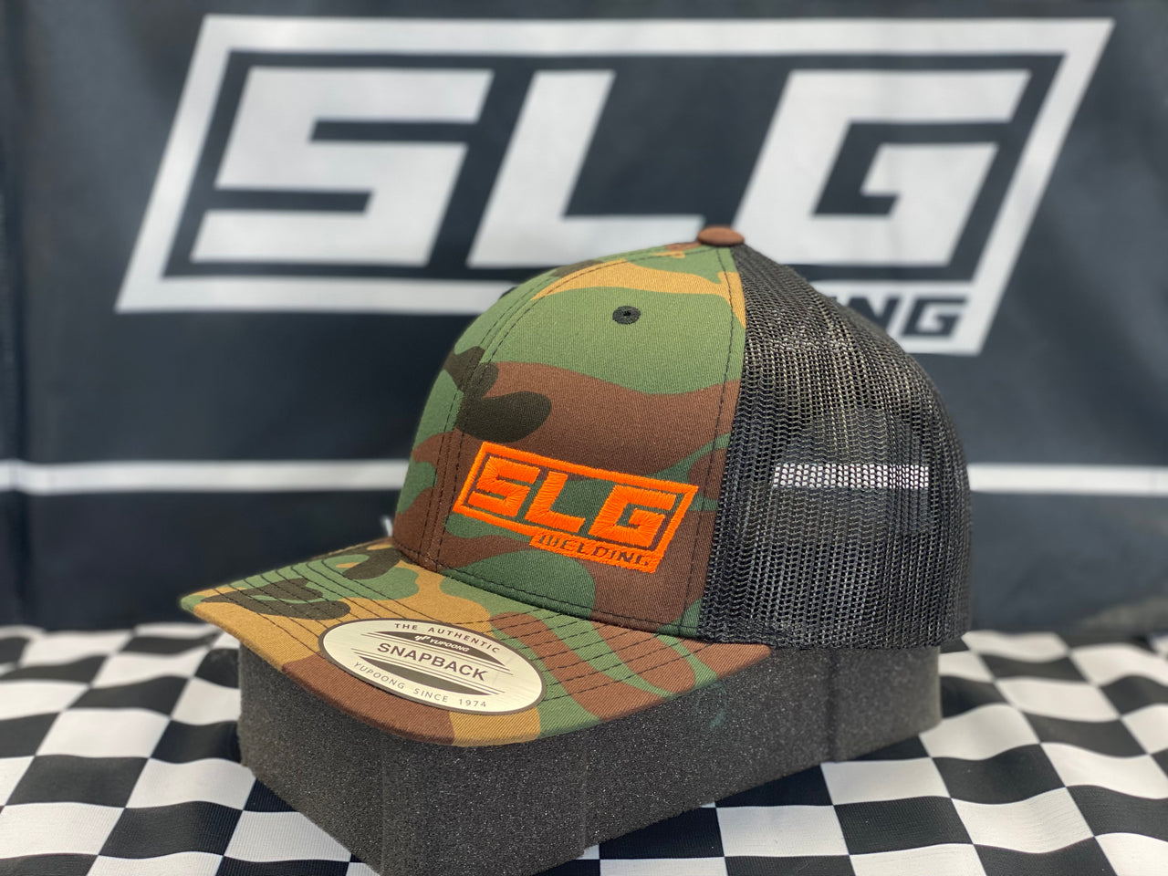 SLG Hat - Camo/Orange