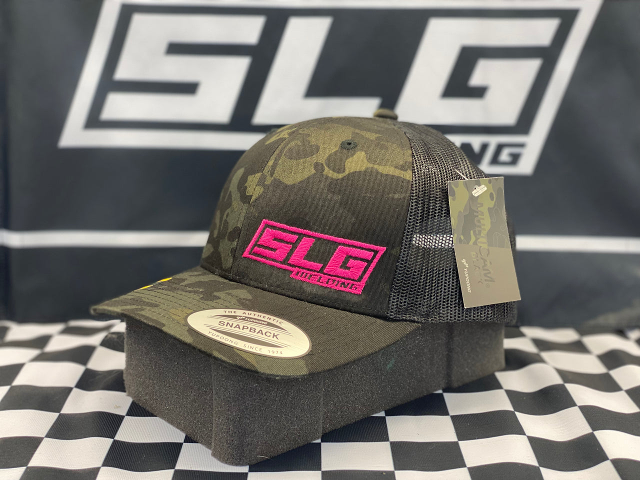 SLG Hat - Camo/Pink