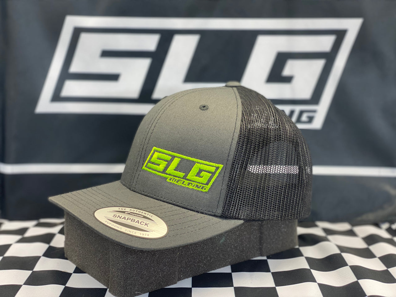 SLG Hat - Grey/Green
