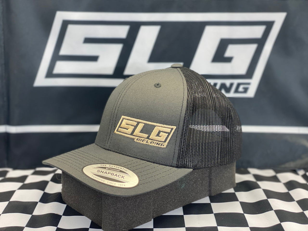SLG Hat - Grey/Tan